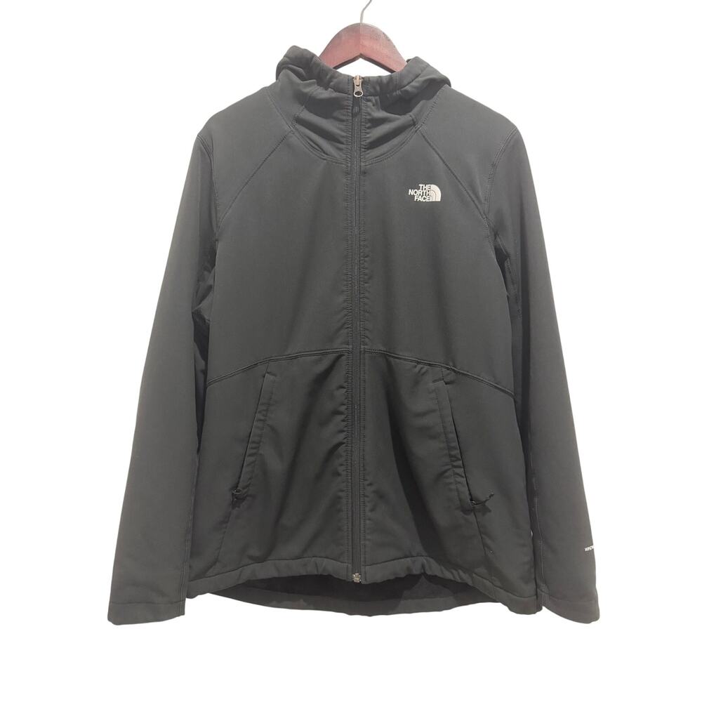 THE NORTH FACE Black Shelby Raschel Hooded Fleece Jacket Women’s XL - Picture 3 of 14